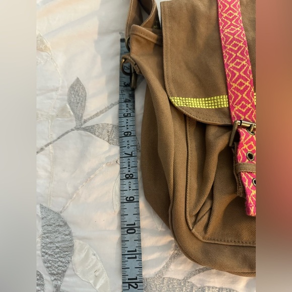 American Girl Doll Lea’s Collection Messenger Bag/Crossbody/ Purse Tan - Picture 7 of 7